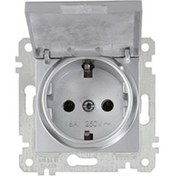 Resim Genel Markalar Rita Mekanizmalı Tuş Kapaklı Topraklı Priz İnox 