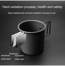 Resim Wondernest Hk280 300ml Açık Kamp Katlanır Alüminyum Su Bardağı, Taşınabilir, Gümüş Çok Renkli Çok Renkli 