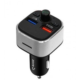 Resim Bluetooth Transmitter Mp3 Araç Şarj Cihazı Zr-Wp3C03 Siyah 