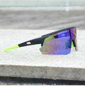 Resim Willowhaven E Moda Spor Gözlüğü: Yeşil Mor Gradyan Camlı Hafif Dayanıklı Unisex 