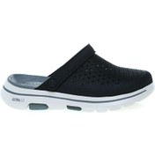 Resim Skechers 243002 BKGY GO WALK 5 - ASTONISHED Siyah - Gri Erkek Sandalet 