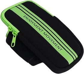 Resim UKCOCO 1pc Yeşil Su Geçirmez Spor Armband Telefon Çantası Altı Koşu Ve Jogging İçin Uygun Fitness Yürüyüş Ve Dış Mekan Aktiviteleri Telefon Tutucu 