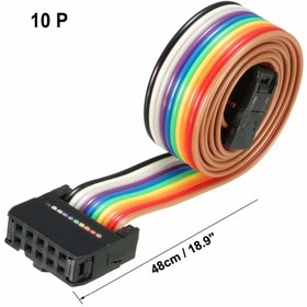 Resim Creality 10 Pin Flexible Flat Ribbon Kablo - Ender 3\u002FEnder 3 Pro\u002FEnder 5 Standart 