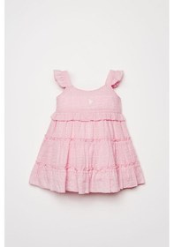Resim U.S. Polo Assn. U.s. Polo Assn Kız Bebek Elbise Pembe-2277 Pembe 