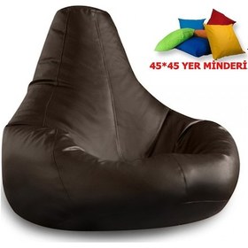 Resim Armutland Kampanya ! 45*45 Yer Minderi Hediyeli Deri Armut Koltuk 