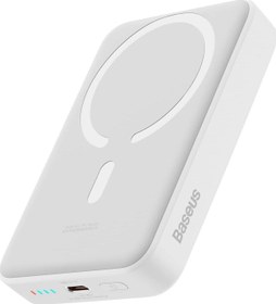 Resim Baseus Magsafe Mini Type-C Kablolu Wireless Powerbank 10.000 mAh 30W - Beyaz 