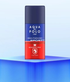 Resim Gran Paradiso Sport Parfümlü Erkek Deodorant 150 Ml Fresh, Deniz Notaları Alüminyum İçermez Fresh 