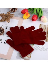 Resim Erkek Kadın Kışlık Triko Eldiven Unisex Sıcak Kaliteli 001 