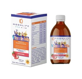 Resim Moonlife Vitamin C Ve D Çinko Beta Glukan Çilek Aromalı 150 Ml 