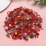 Resim 20/50/100 adet Kırmızı Karışık Emaye Şanslar Takı Yapımı için - Çeşitli Canlı Çiçek ve Yıldız Tasarımları, Dayanıklı Çinko Alaşımlı Kolyeler Bileklikler, Bilezikler, Kolyeler ve Küpeler için, Takı Yapımı için Şanslar, Bilezik Aksesuarları, Renkli Aksesuar, İncelikli El Sanatları 