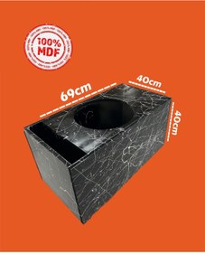 Resim ensilya 30 Cm Spl L Port Profesyonel Bass Kabini Deprem Etkili Mdf 