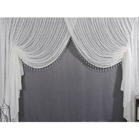 Resim Salon Perdesi Kruvaze Tül Perde Dökümlü Gösterişli Tül Perde (382507529) 