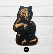 Resim PEÇ Bozayı Cırtlı Nakışlı Arma, , Yama, Airsoft 