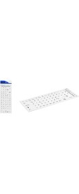 Resim Skygo Klavye Stıcker Tuş Takımı Türkçe F Beyaz (Büyük) HDX8254B 