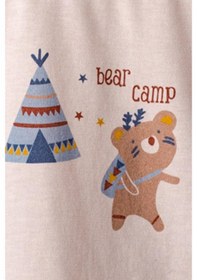 Resim Dear_Enika Andywawa Bear Camp Erkek Bebek Mavi Tshirt Ac21081 