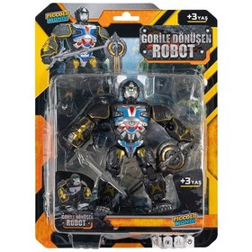 Resim Gorile Dönüşen Robot Boyut:15cm Canavar Robot 