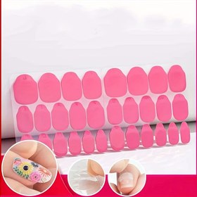 Resim 240 adet/10 Sayfa Büyük Boy Yeni Yükseltilmiş Pembe Gül Işıkla Kürlenmiş Tırnak Filmi, Tırnak Stickerı, Güçlü Çift Taraflı Tırnak Yapıştırıcısı, Jöle Çift Taraflı Tırnak Yapıştırıcısı, Nefes Alabilen Film, DIY Tırnak Sanatı, Güçlü ve Uzun Süreli, Süper Yapıştırıcı 