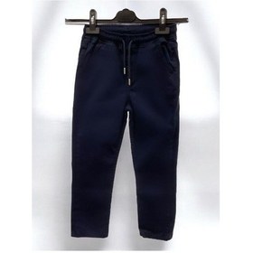 Resim Zekids Erkek Çocuk Yumuşak Dokulu Gabardin Pantolon-14439 Lacivert 