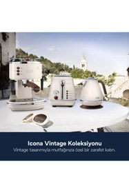 Resim DeLonghi Icona Vintage Manuel / Barista Tipi Espresso Makinesi ECOV 311.BG 
