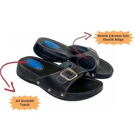 Resim Medikaltec Bayan Topuk Dikeni Terliği Siyah 37 Numara 