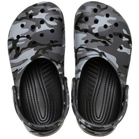 Resim Crocs Classic Camouflage Çocuk Terlik Siyah 
