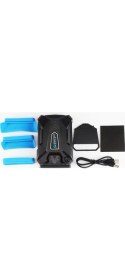 Resim Alfais 5048 Gaming Laptop Soğutucu Fan Cooler 3 Farklı Silikon Başlık ile Uyumlu 
