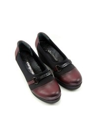 Resim Erkan Saçmacı Blake Bordo Hakiki Deri Dolgu Topuklu Streç Günlük Ayakkabı 