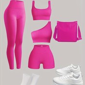 Resim Çok Parçalı Spor Yoga Seti 