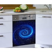 Resim Bulaşık Makinesi Sticker Kaplama Beyaz Eşya Kaplama Samanyolu 