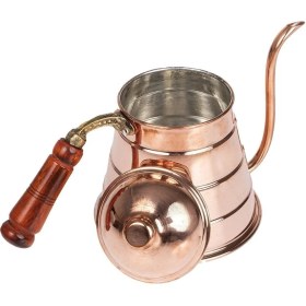 Resim PremiumPort Gaziantep Bakır Demlik ve Bitki Çayı Demliği, 11,5cm, 750ML, Şık ve Dayanıklı 