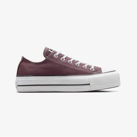 Resim Converse Chuck Taylor All Star Lift Kadın Bordo Platform Sneaker 