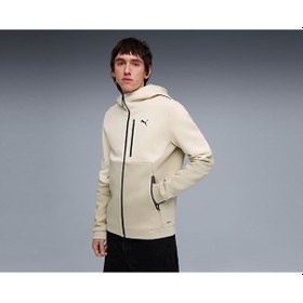 Resim Puma Pumatech Full-zip Hoodie Dk Erkek Günlük Ceket 63441587 Krem Krem 