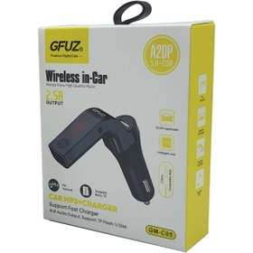 Resim GFUZ Araba FM MP3 Çalar Kablosuz Bluetooth 5.0 GFUZ® GM-C05 
