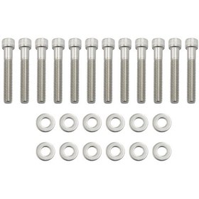 Resim Sbf Emme Manifoldu Cıvataları Paslanmaz Çelik Takımı Ford 289 302 5.0l 351w Küçük Blok İçin Yedek 