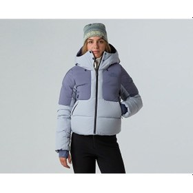 Resim The North Face W Cold Spell Cropped Down Jacket Kadın Kayak Montu 550 Dolgu Kaz Tüyü Nf0a87wteha1 Mavi Mavi 