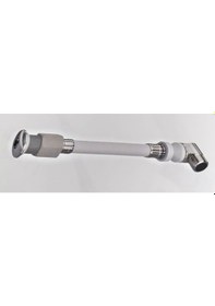 Resim Yapıtaşı Yt239 Klozet Taharet Çubuğu Küresel Uçlu Dirsekli 90mm Beyaz 