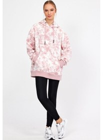 Resim Alexander Gardi Alexandergardı Batik Desenli Kapüşonlu Şardonlu Oversize Sweatshirt Un-757a07 001 