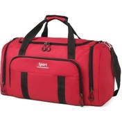 Resim Maxaccess Kırmızı Ayakkabı Cebi Büyük Sırt Çantası Seyahat Bagaj Çantası Omuz Askılı Kırmızı 