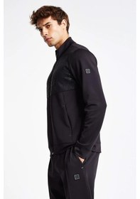 Resim Lescon 24ntel001135633 Siyah Erkek Fermuarlı Sweatshirt 001 