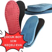 Resim Rasim Uyar 5 Çift Çocuk Boy Patik-terlik-bot Tabanı 1 Cm - Keçeli - Karışık Renk 