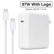 Resim Macbook Uyumlu 87W 20.2V-4.3A 9V-3A 5.2V-2.4A Type-C Nbac71 Adaptör 