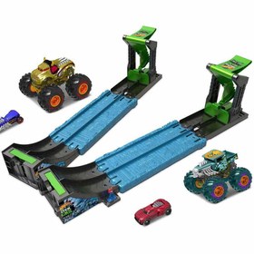 Resim Hot Wheels Monster Trucks Roarin' Rumble Palet Seti HCJ77 