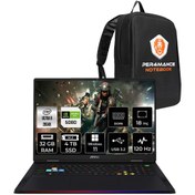 Resim MSI Raider 18 HX AI Ultra 9 285HX 32GB 4TB SSD RTX5080/16GB 175W 18'' UHD+ W11H Gaming Laptop 