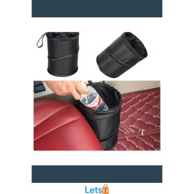 Resim Letsii Katlanabilir Dayanıklı Araç Içi Çöp Torbası 