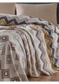 Resim Loyal Home Çift Kişilik 4 Parça Pike Takımı 200x240 Cm Bej 