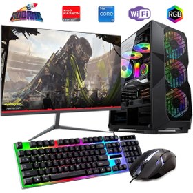 Resim ROGAME I5 13400f 16gb Ddr4 480ssd 8gb Rx580 27" 165hz Monitörlü Oyun Bilgisayarı 