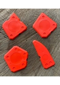 Resim Akfix Silikon Çekme Aparatı Mastik Çekme Aparat Derz Çekme Aparatı 4pc 