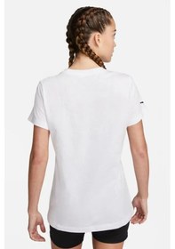 Resim Nike W N Park Beyaz Kadın Spor Tişört Cz0903-100 Beyaz 
