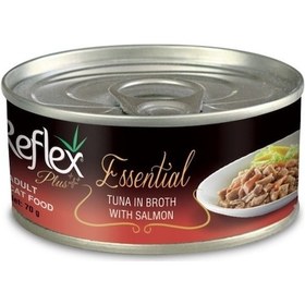 Resim Reflex Plus Essential Ton Balıklı ve Somonlu Yetişkin Kedi Maması 24 x 70 G 