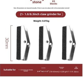 Resim Ranyeek Üç Ayarlı Silindir İç Çap Taşlama Aleti - Otomobil Motoru Gritli Taş İle Pürüzsüzleştirme Aracı 1-1/8 İnç Taş 